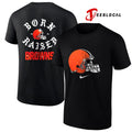 Cleveland Browns x Born and Raised logo shirt Unisex