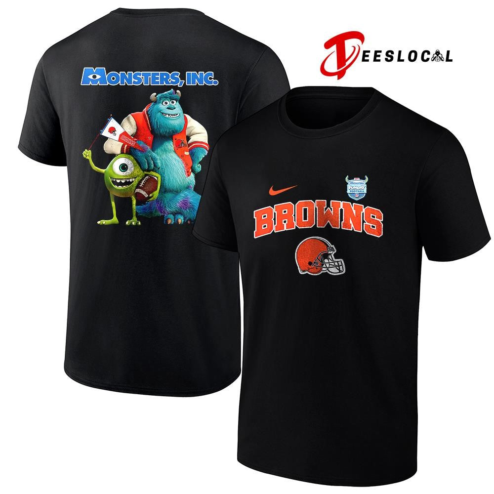 Cleveland Browns x Monster Inc Funday cartoon shirt Unisex