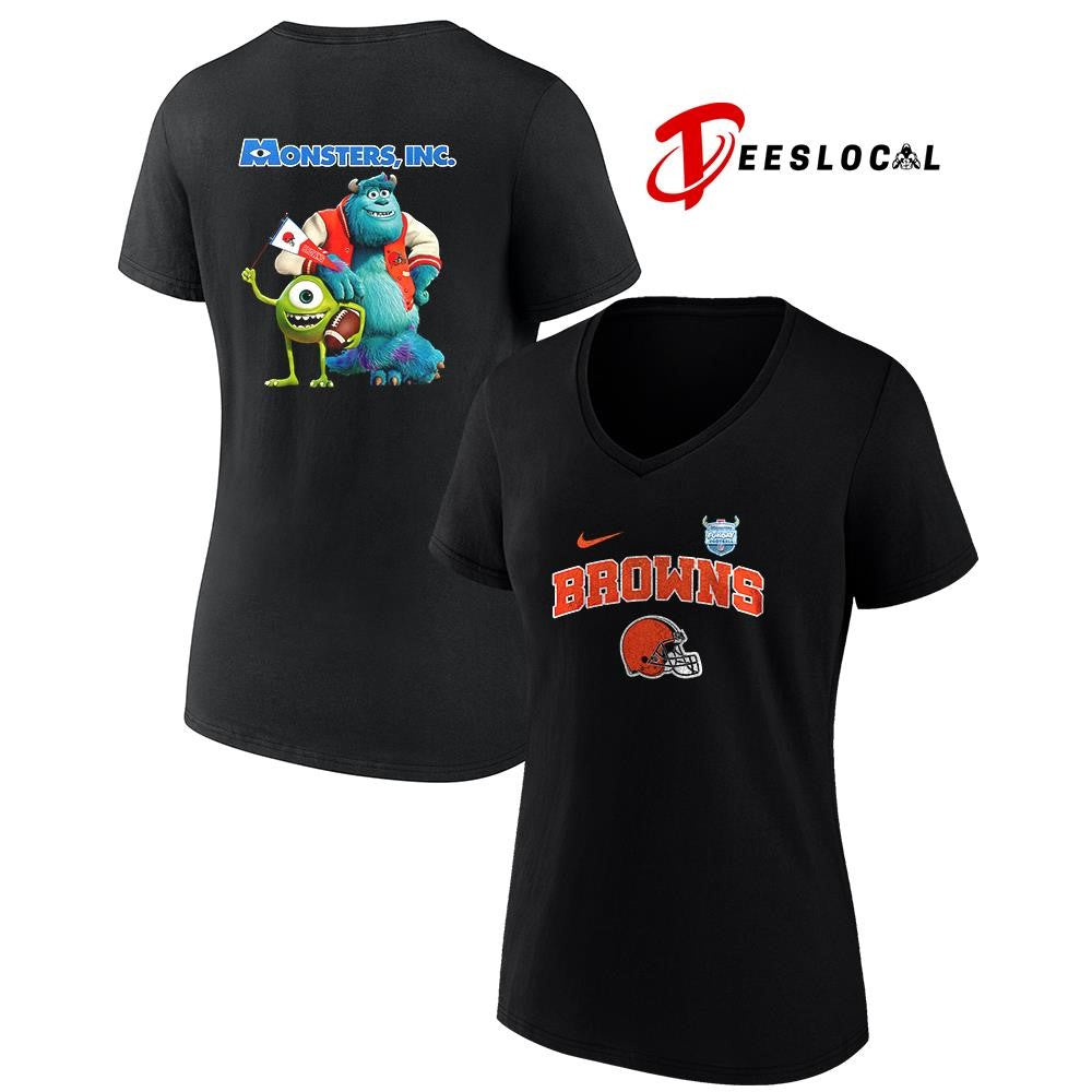 Cleveland Browns x Monster Inc Funday cartoon shirt Unisex