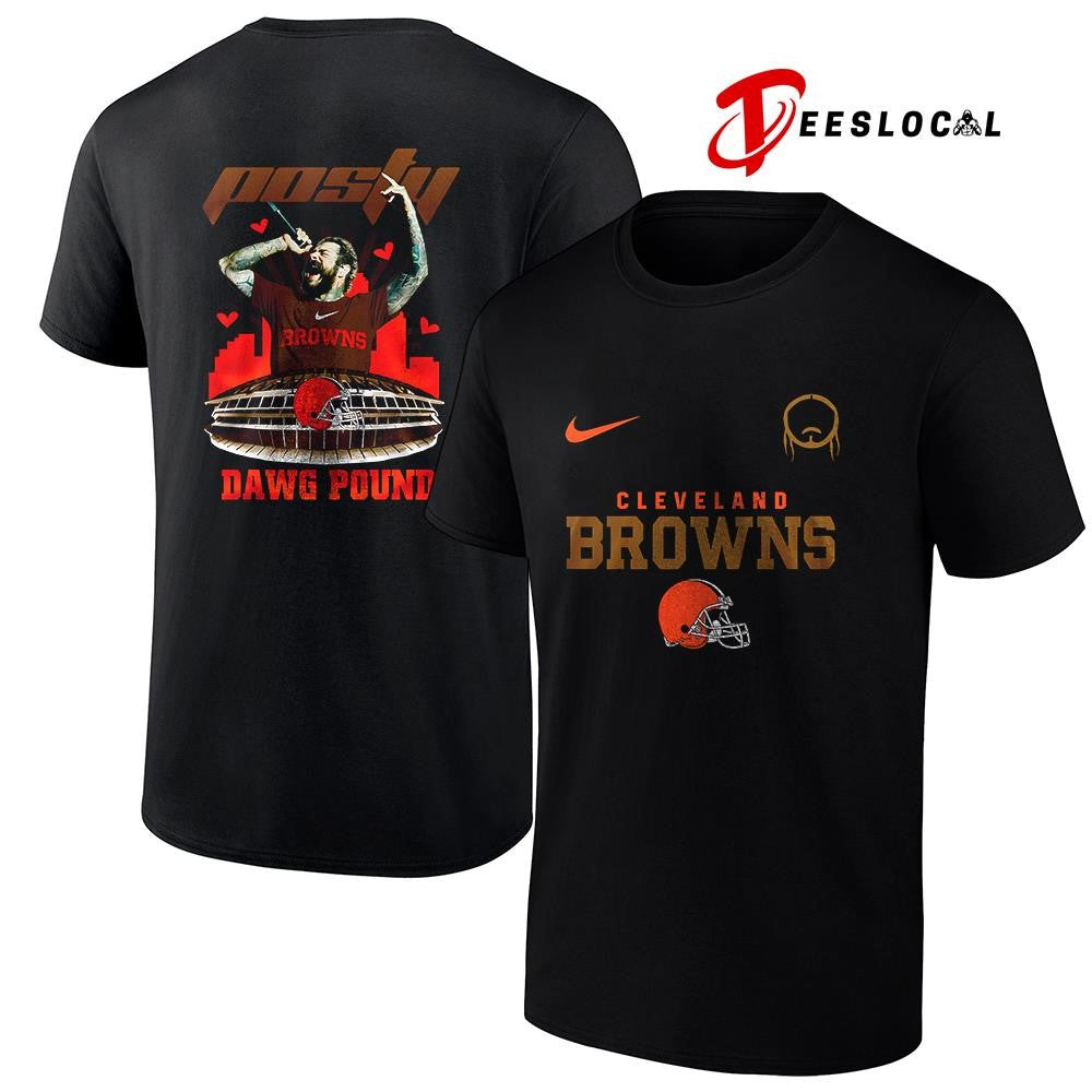 Cleveland Browns x Post Malone Posty stadium shirt Unisex
