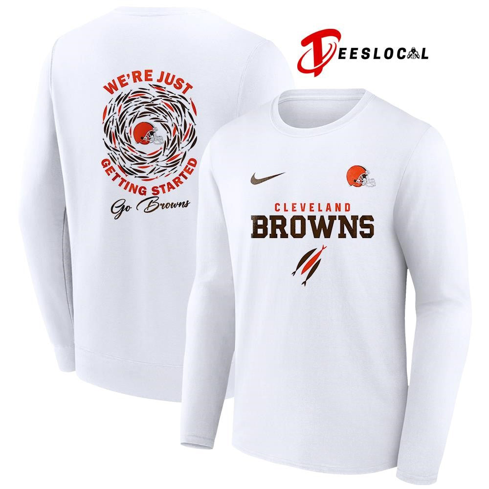 Cleveland Browns x The Chosen we’re just getting started logo shirt Unisex