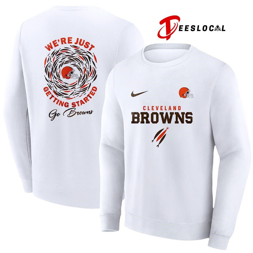Cleveland Browns x The Chosen we’re just getting started logo shirt Unisex