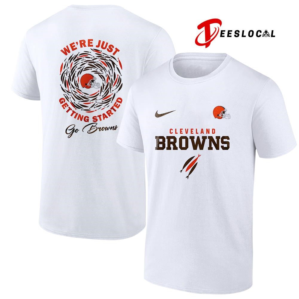 Cleveland Browns x The Chosen we’re just getting started logo shirt Unisex