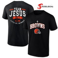 Cleveland Browns x team Jesus lifetime member John 3 16 logo shirt Unisex