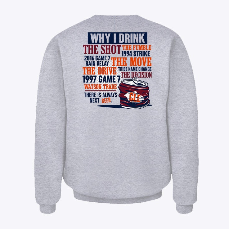 Cleveland Cheers Beers And Tears Why I Drink Unisex