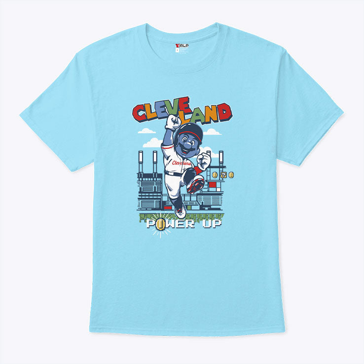 Cleveland Power Up T Shirt Unisex