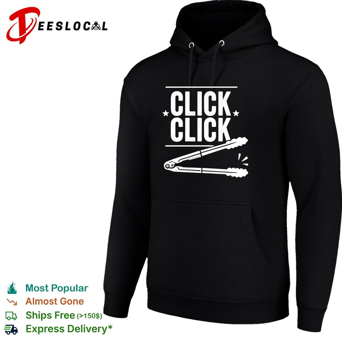 Click Click Barbecue Tongs Meme shirt Unisex