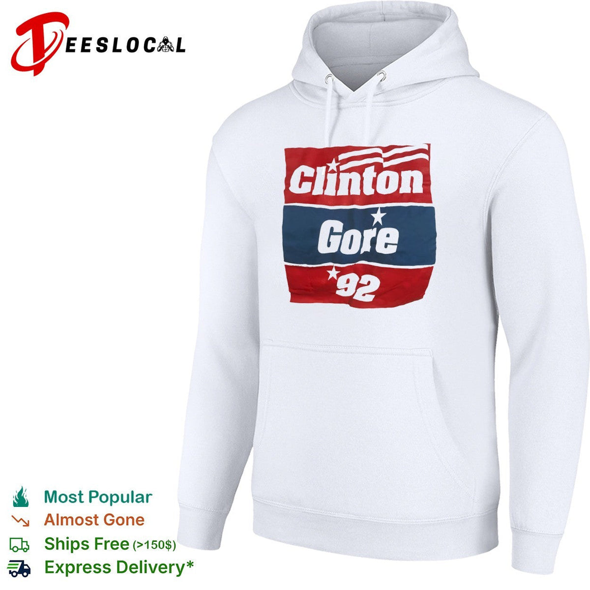 Clinton Gore 92 Election Products Landmark Products Corp Campaign Politics shirt Unisex