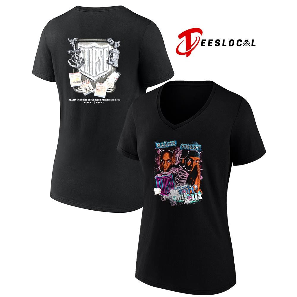 Clipse x Malice Pushat let God sort em out platinum on the block shirt Unisex
