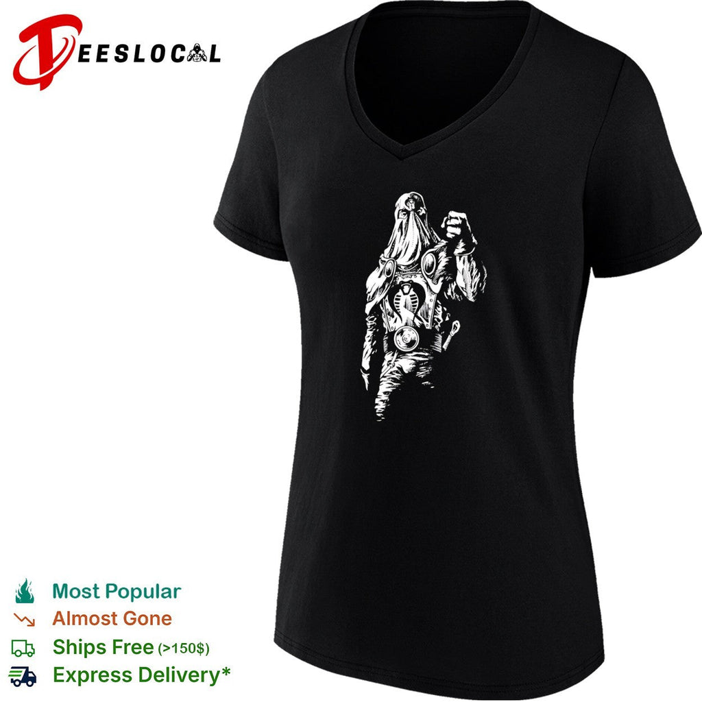 Cobra Commander G I Joe Retro High Contrast Hooded Leader Action Figure Fan shirt Unisex