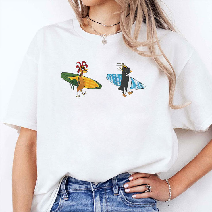 Cody Maverick & Chicken Joe Surf’s Up T Shirt Unisex