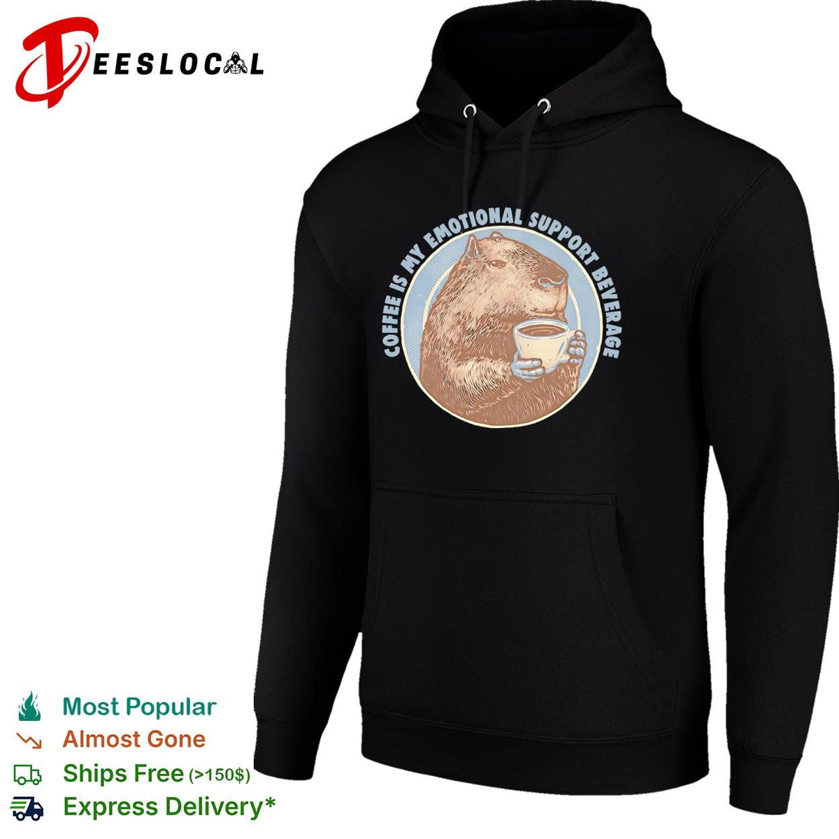Coffee is my emotional support beverage shirt Unisex