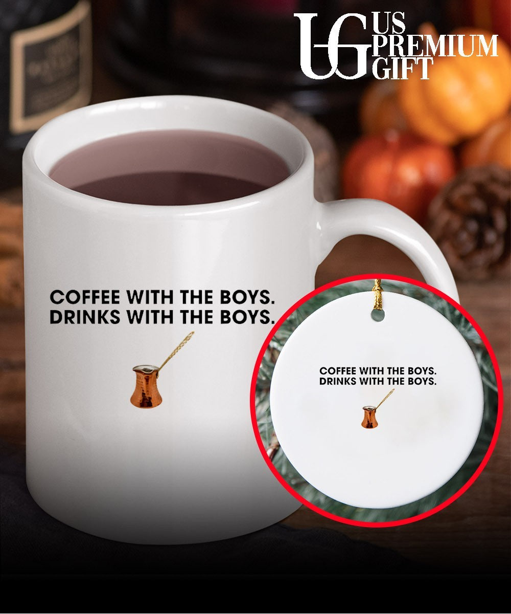 Coffee with The Boys Drinks with The Boys shirt Unisex