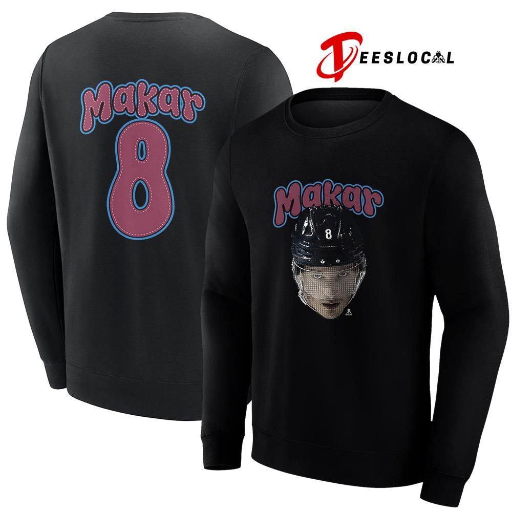 Colorado Avalanche Cale Makar portrait name and number shirt Unisex