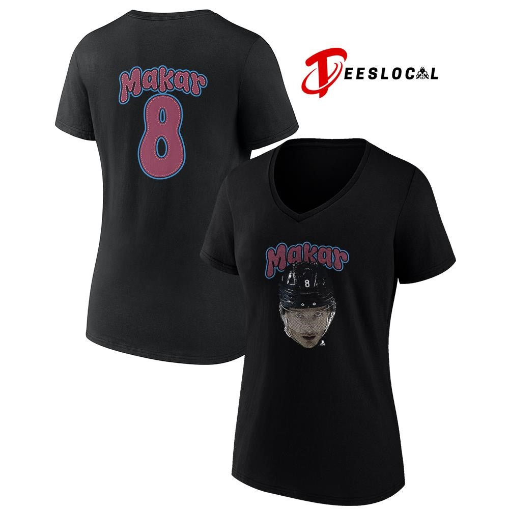 Colorado Avalanche Cale Makar portrait name and number shirt Unisex