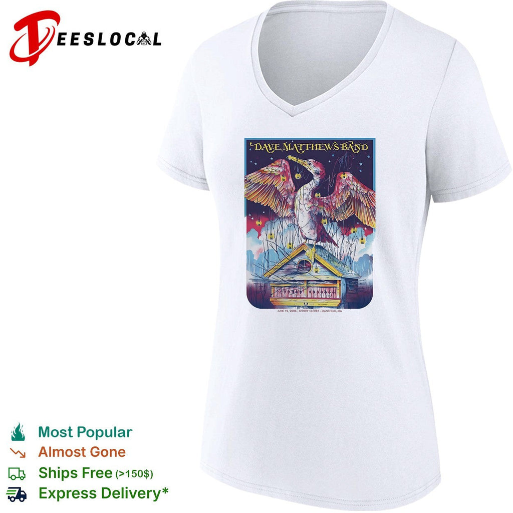Colorful celestial eagle concert framed poster art shirt Unisex