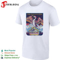 Colorful celestial eagle concert framed poster art shirt Unisex