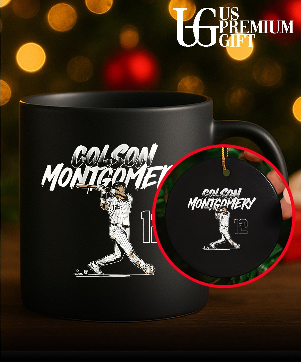 Colson Montgomery 12 Chicago White Sox baseball slugger swing number shirt Unisex