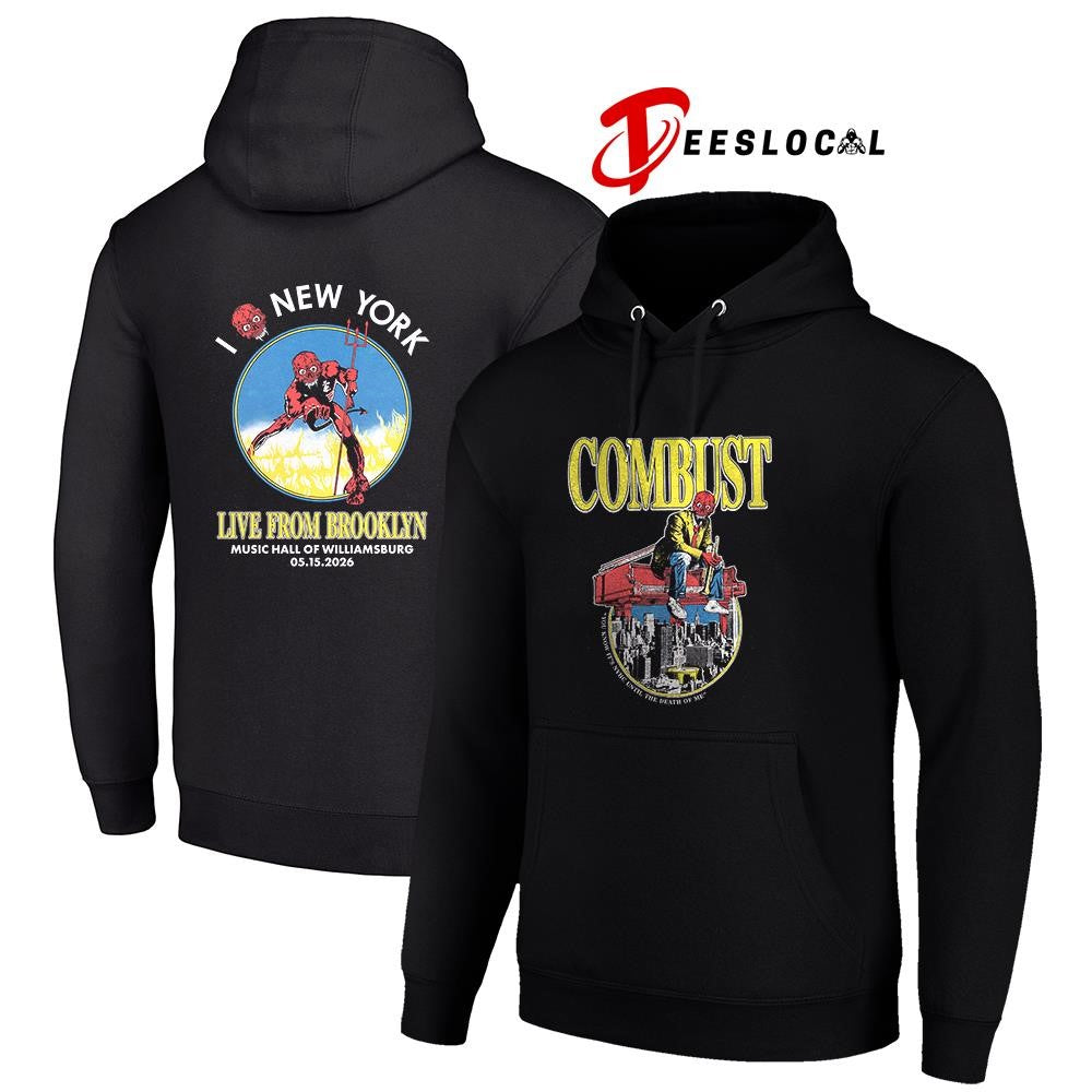 Combust you know it’s NYHC until the Death of me graphic shirt Unisex