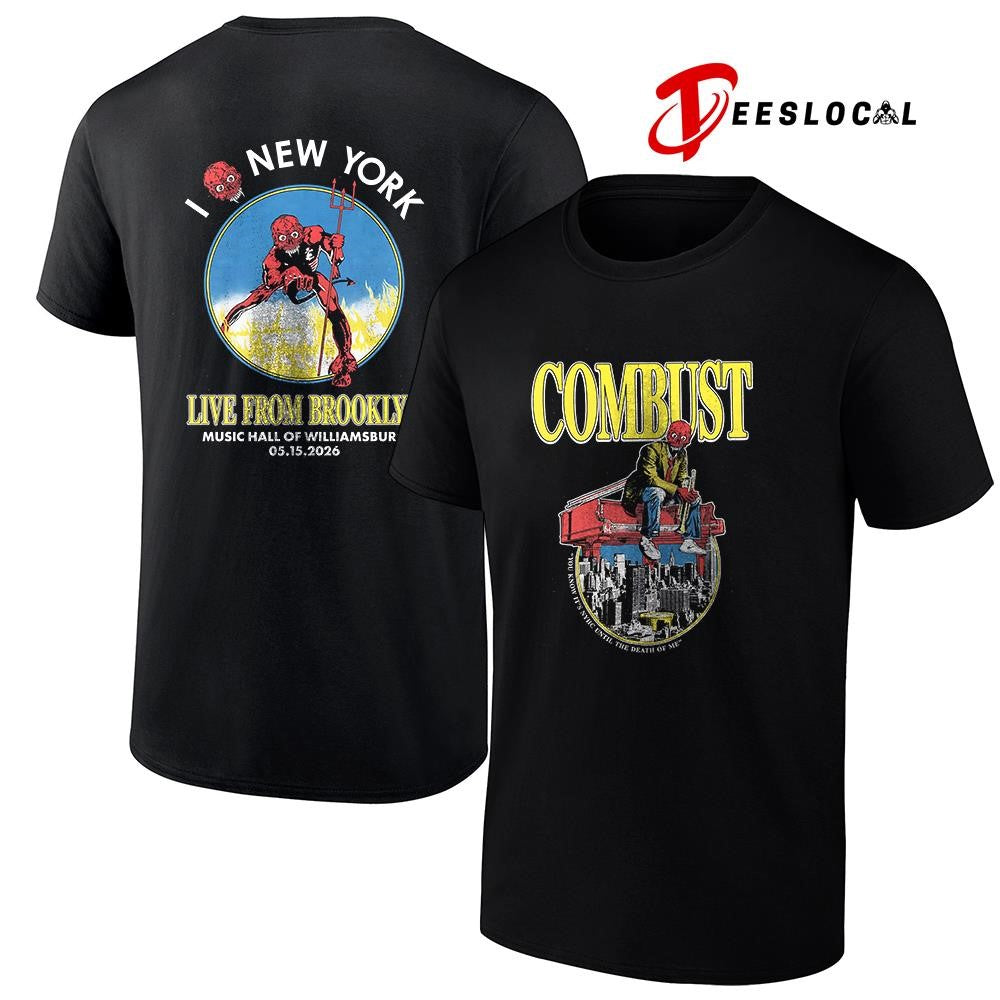 Combust you know it’s NYHC until the Death of me graphic shirt Unisex