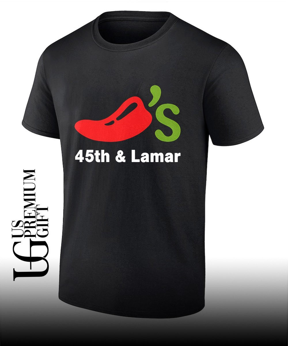 Comedian shane gillis austin chilis 45th and Lamar shirt Unisex