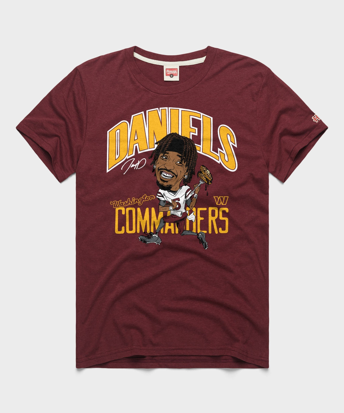 Commanders Jayden Daniels Signature Waffles Unisex