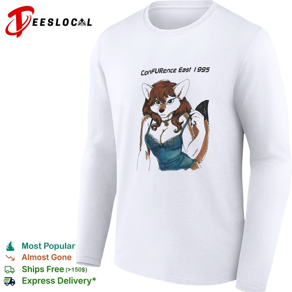 ConFURence East 1995 Anthropomorphic Fox shirt Unisex