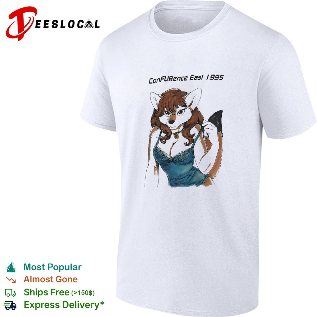 ConFURence East 1995 Anthropomorphic Fox shirt Unisex