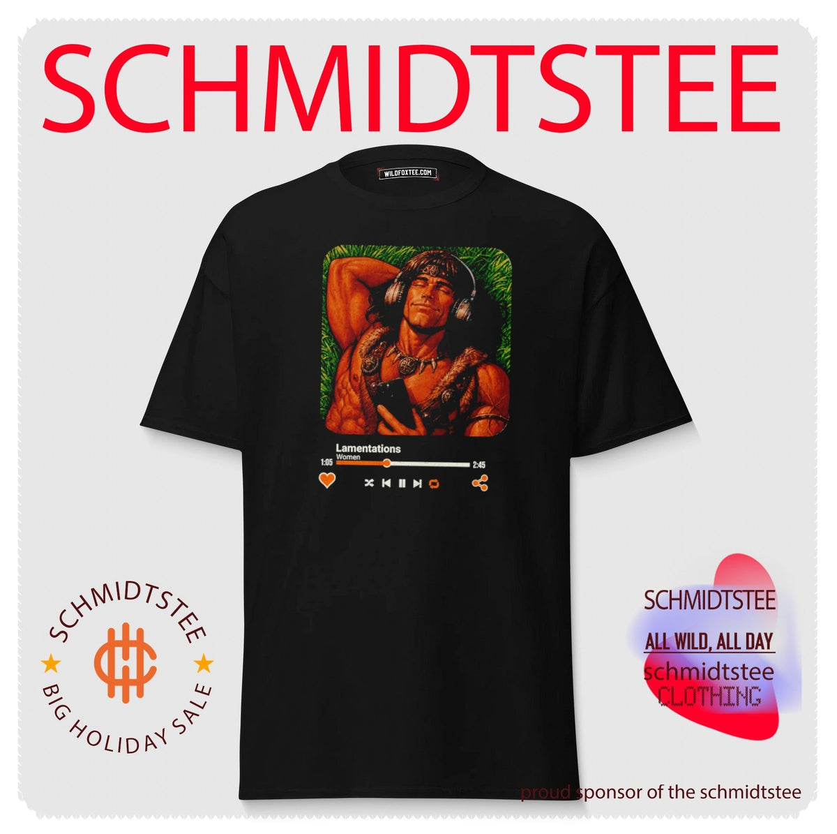 Conan the Barbarian Lamentations on Repeat shirt Unisex