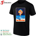 Concert poster floating fish space desert surreal vintage framed art shirt Unisex