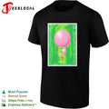Concert poster pink balloon green forest Shelburne Museum shirt Unisex