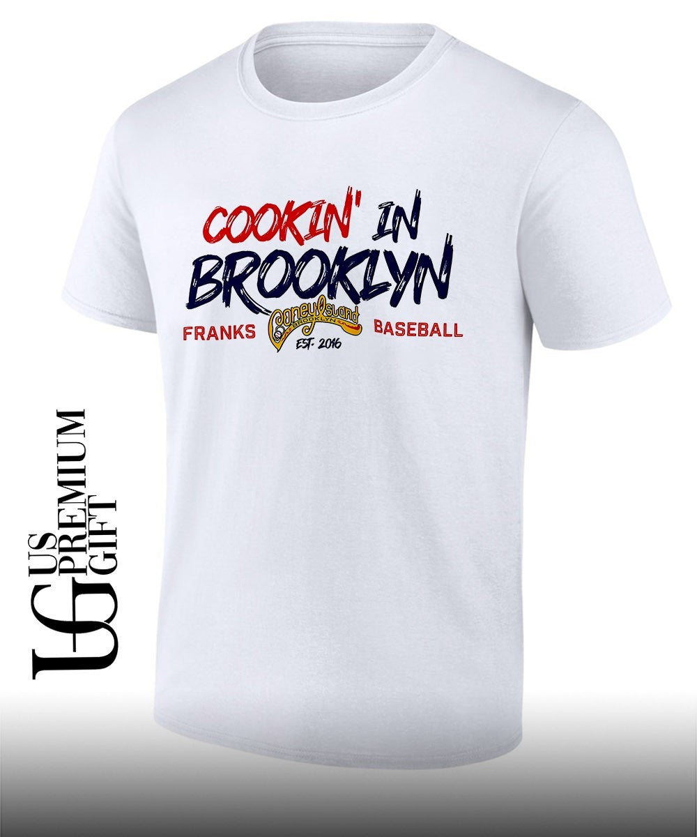 Coney Island Franks Cookin’ in Brooklyn Baseball Est 2016 shirt Unisex