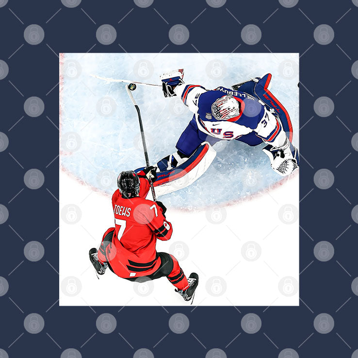 Connor Hellebuyck Goalie Save USA Gold T Shirt Unisex