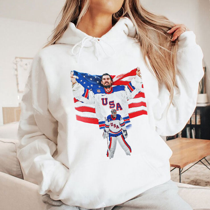 Connor Hellebuyck USA Hockey Champions Shirt Unisex