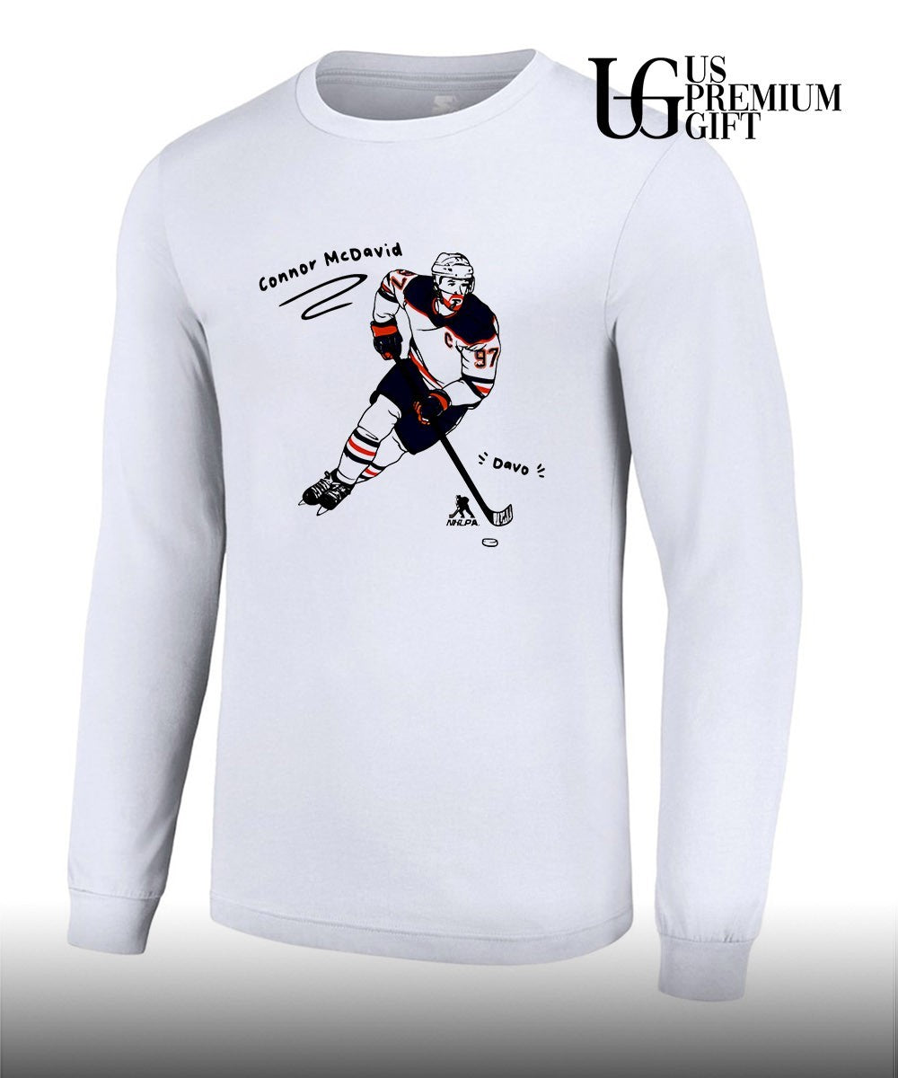 Connor McDavid Edmonton Oilers NHL Davo shirt Unisex