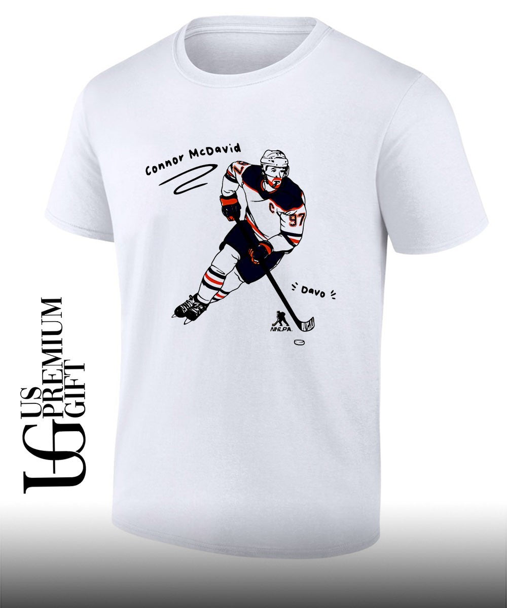 Connor McDavid Edmonton Oilers NHL Davo shirt Unisex