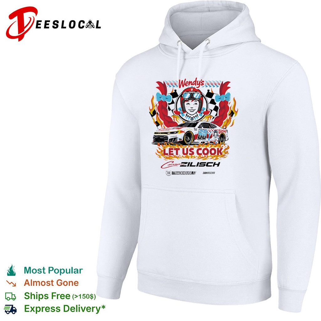 Connor Zilisch Wendy’s Trackhouse Racing NASCAR Let Us Cook Race Car Graphic shirt Unisex