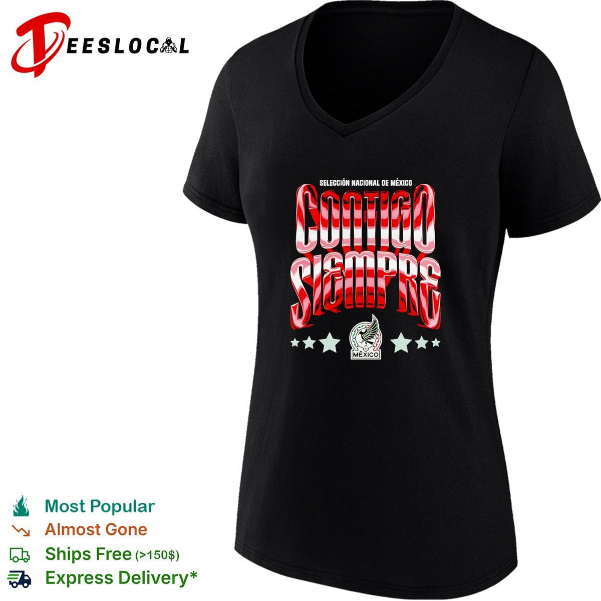 Contigo siempre Mexico Seleccion Nacional chrome red shirt Unisex