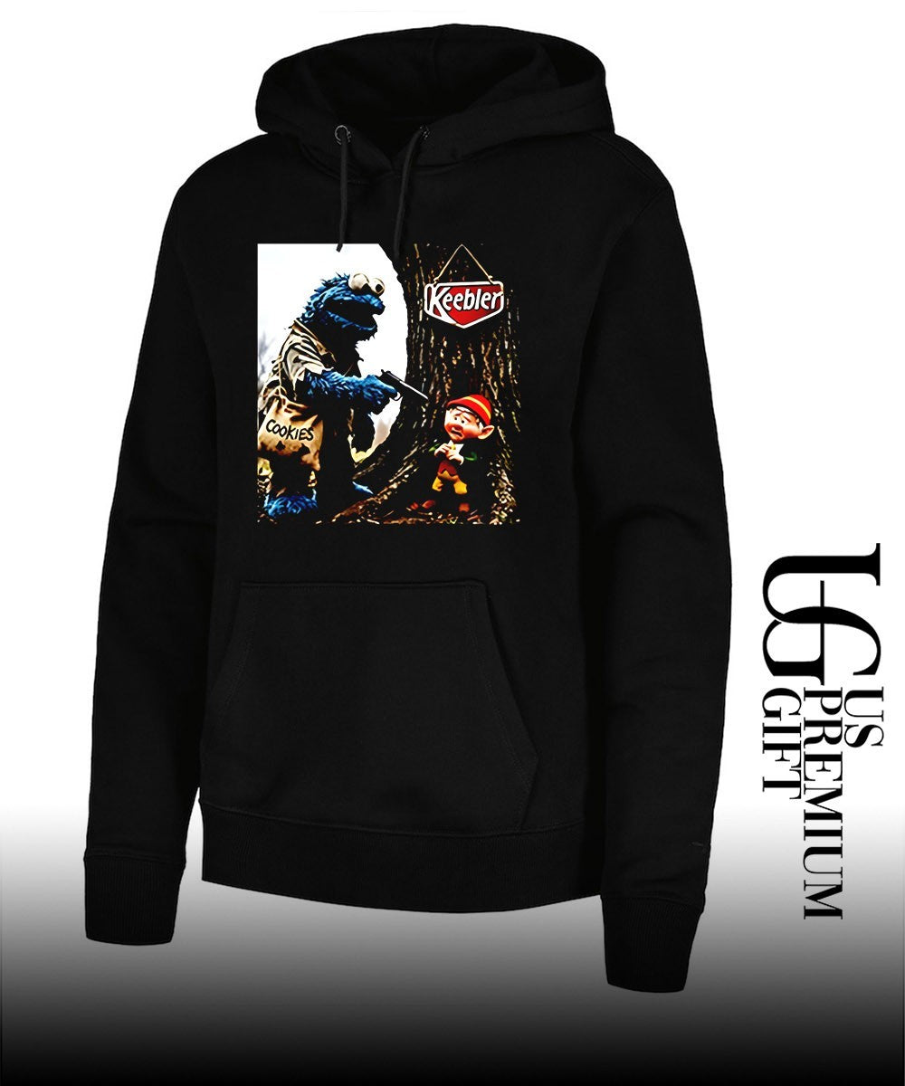 Cookie Monster Edgy Elf Keebler shirt Unisex
