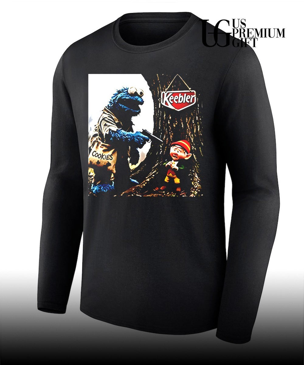 Cookie Monster Edgy Elf Keebler shirt Unisex
