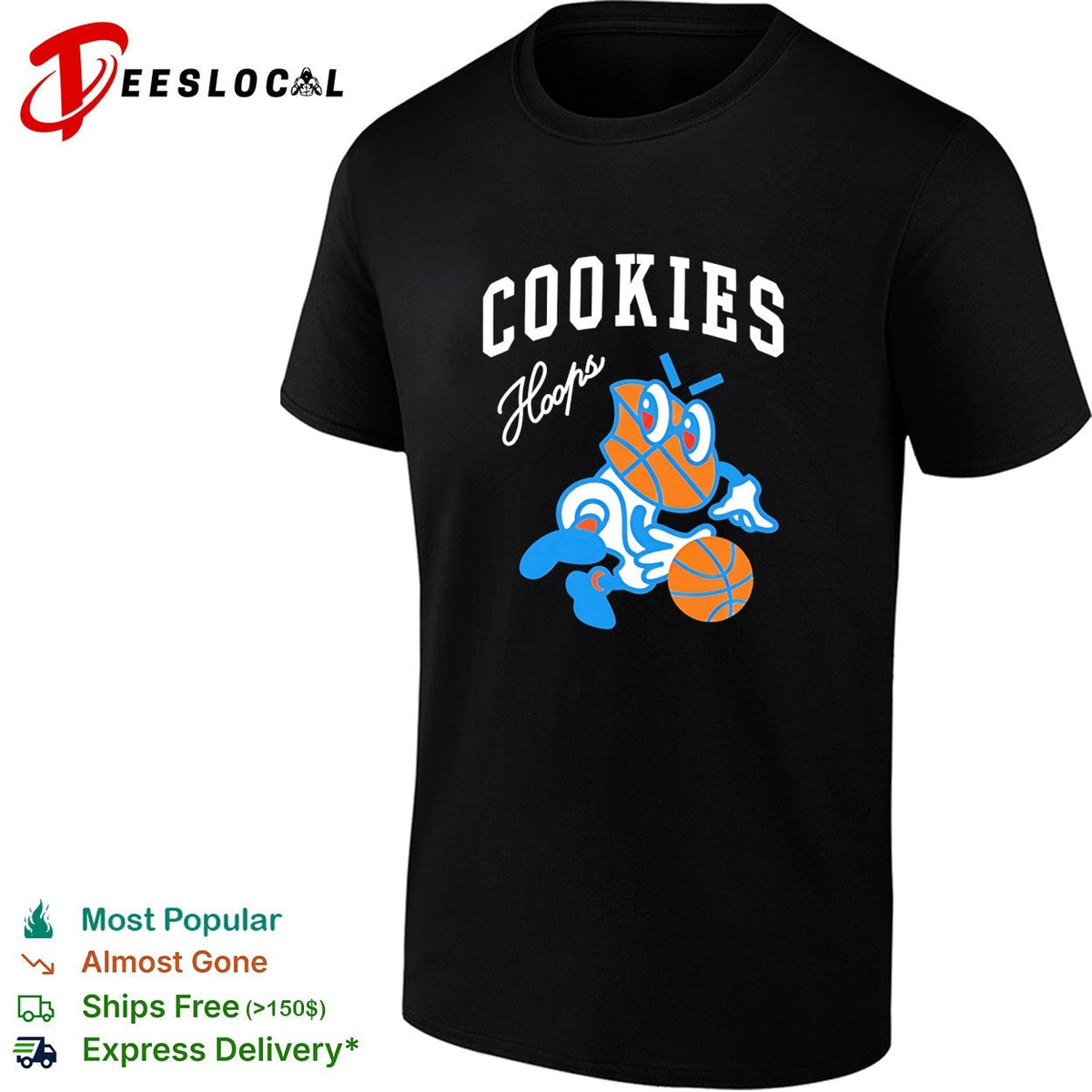 Cookies Hoops basketball mascot shirt Unisex