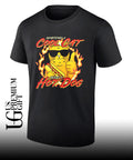 Cool Cat Needs a Hot Dog shirt Unisex
