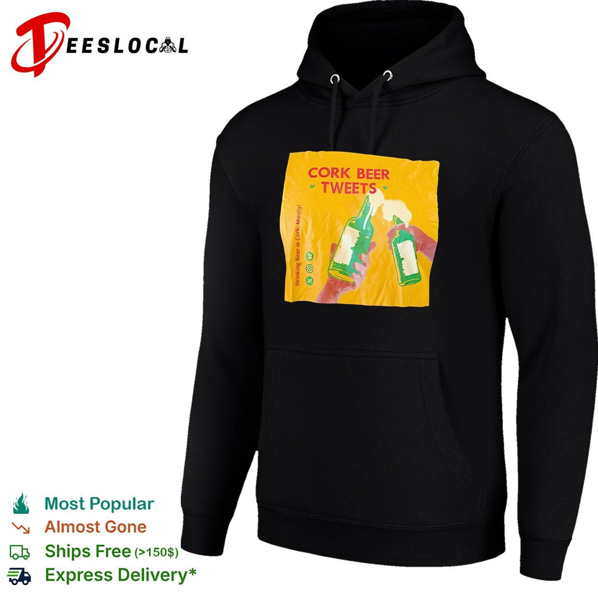 Cork Beer Tweets Drinking Beer in Cork Mostly beer shirt Unisex
