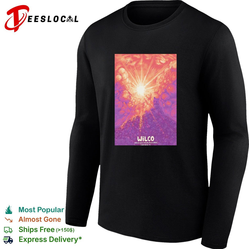 Cosmic explosion burst concert psychedelic framed poster art shirt Unisex