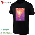 Cosmic explosion burst concert psychedelic framed poster art shirt Unisex