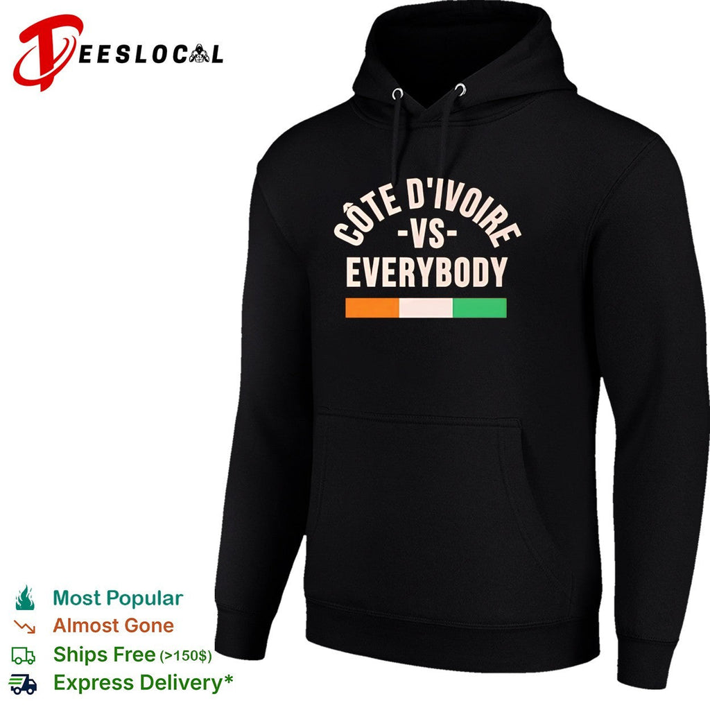 Cote d’Ivoire vs everybody flag soccer pride shirt Unisex
