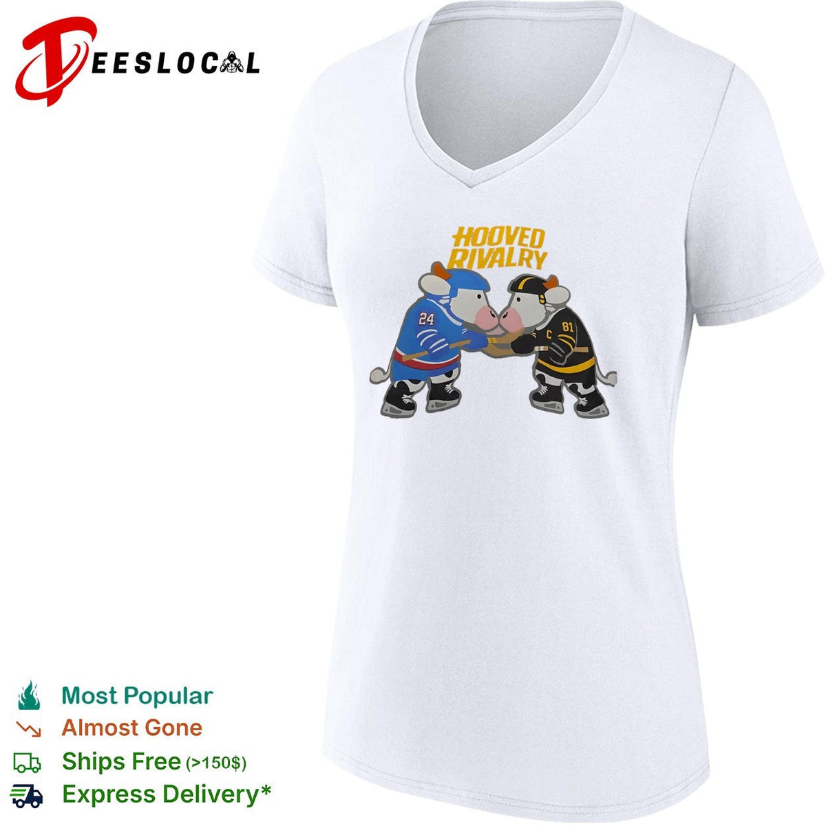 Cow Hooved Rivalry hockey shirt Unisex