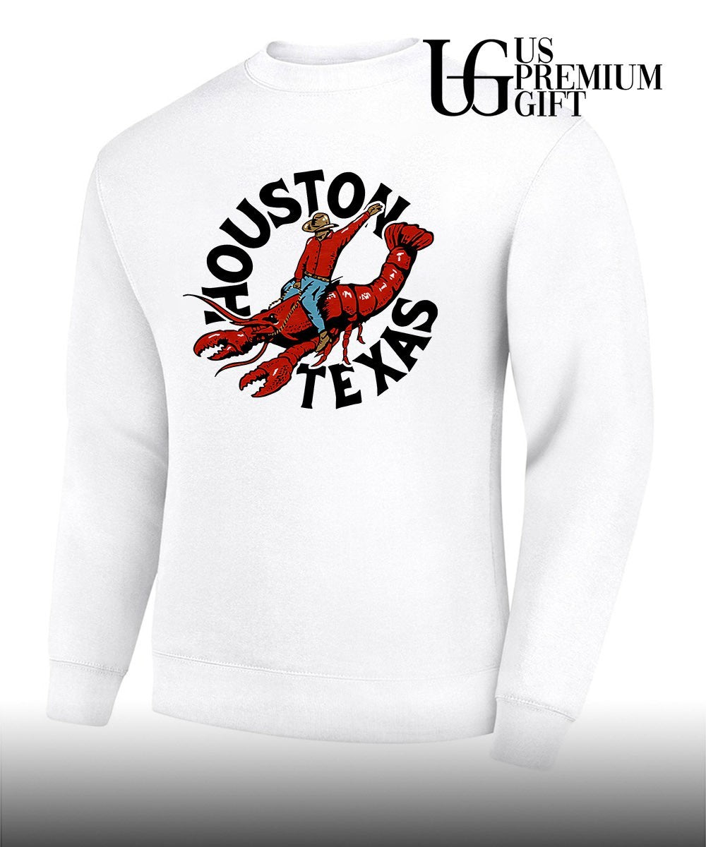 Cowboy Riding Lobster Houston Texas shirt Unisex