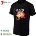 Cowboy guitar cartoon musician roses concert art shirt Unisex