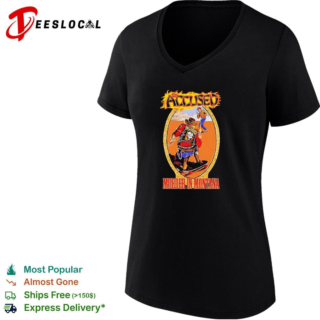 Cowboy the acclised murder in montana vintage shirt Unisex